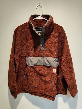 Women's Carhartt Plus Relaxed Fit Fleece Pullover 1X